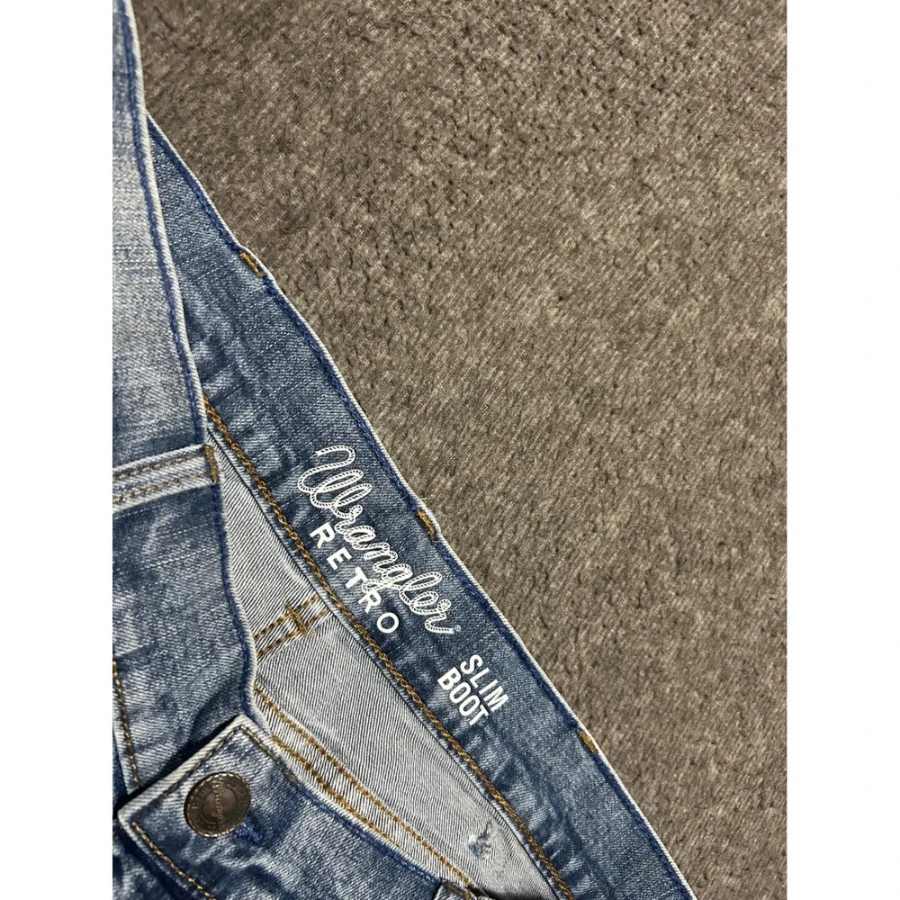 Wrangler retro slim bootcut jeans fit 36X33 (tag 34X34) western cowboy